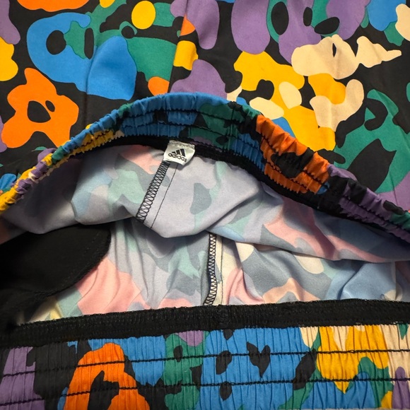 Adidas Colorful Floral Print Shorts - Picture 3 of 4